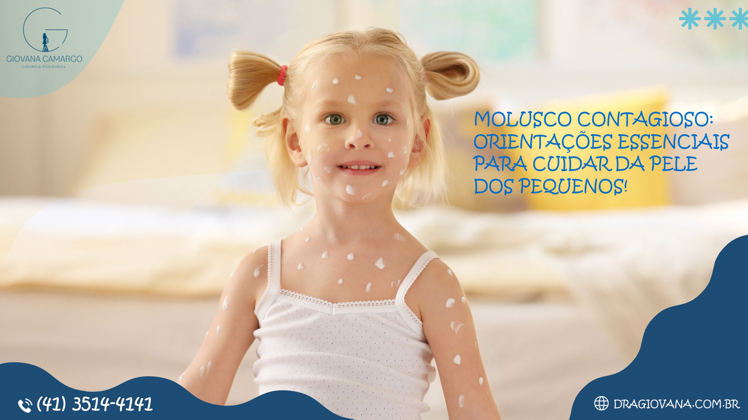 Molusco contagioso em crianças, Vírus Molluscipox, Lesões na pele infantil, Saúde da pele dos pequenos, Transmissão do molusco contagioso, Autoinoculação e propagação, Intervenção médica para molusco contagioso, Remoção de lesões por um médico, Técnicas de congelamento com nitrogênio líquido, Prevenção do molusco contagioso, Dra. Giovana Camargo - Especialista em Cirurgia Pediátrica, Cuidados com a pele infantil, Sintomas do molusco contagioso, Protuberâncias coloridas na pele, Desconforto ou dor em crianças, Pressão ou plenitude na pele, Variações da protuberância com a postura, Tratamento personalizado para molusco contagioso, Compartilhamento de experiências com molusco contagioso, Comunidade de apoio à saúde da pele infantil.